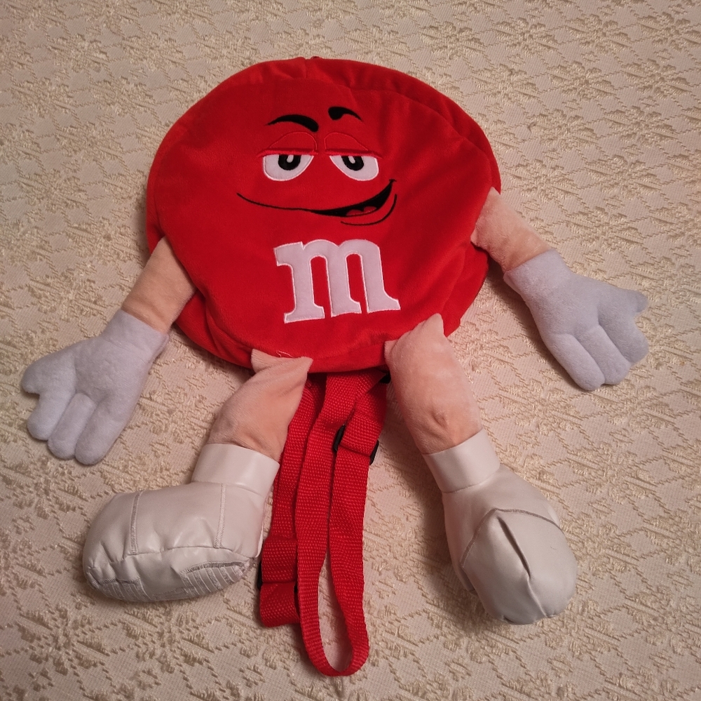 Red M&M Character Backpack